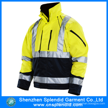 2016 Custom Men′s Waterproof High Vis Reflective Jacket